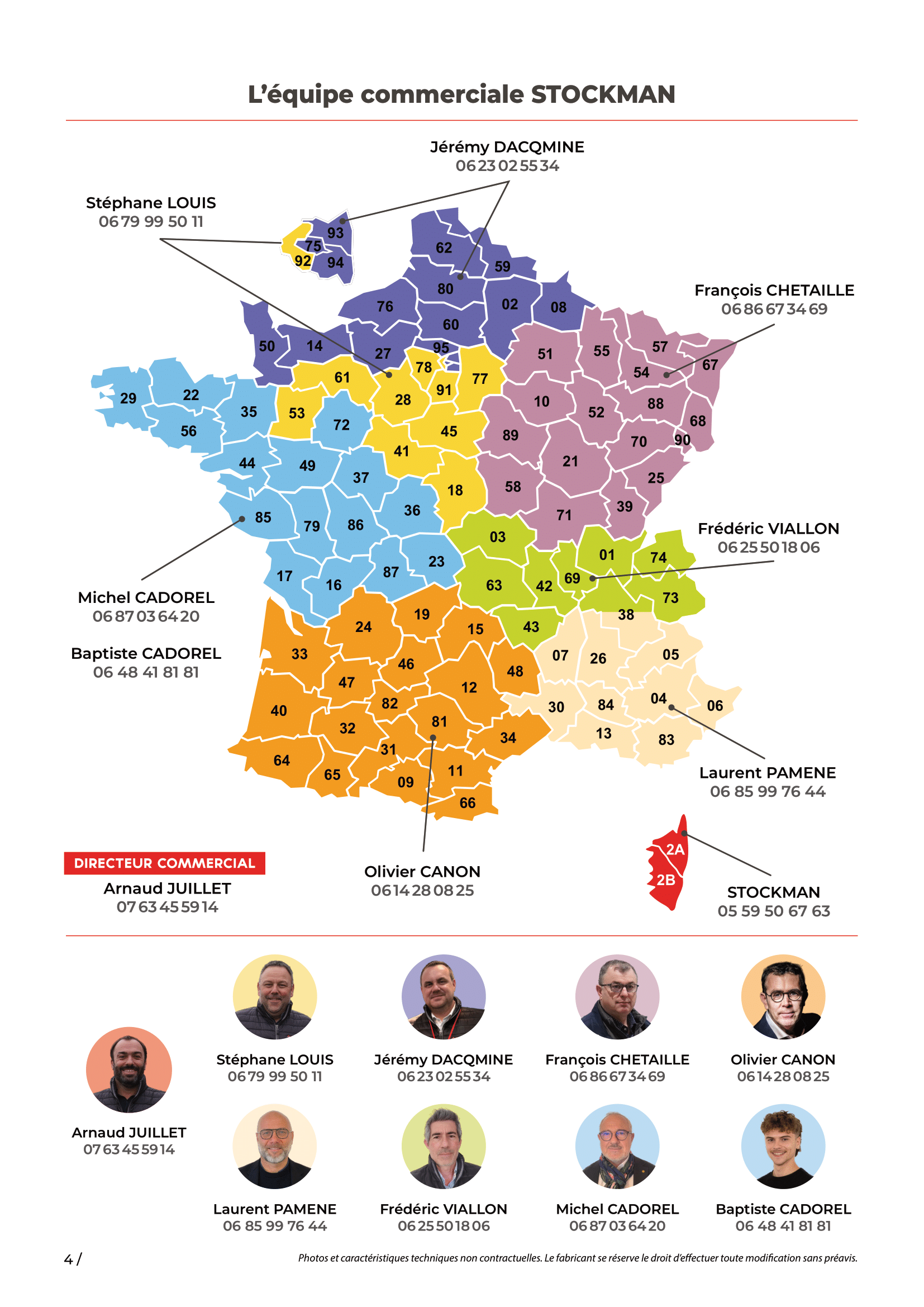 Carte commerciaux